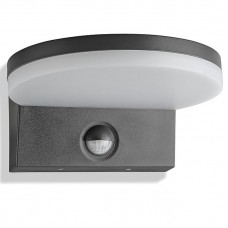 Φωτιστικό Απλίκα LED 15W 230V 1200lm 4000K Μαύρη IP65 με Ανιχνευτή Κίνησης 99DS215/BL